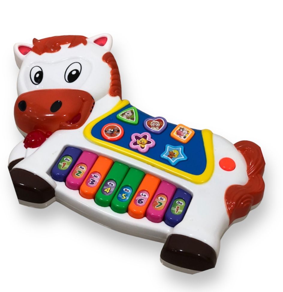 Piano Didactico Para Niños Con Forma De Caballo 